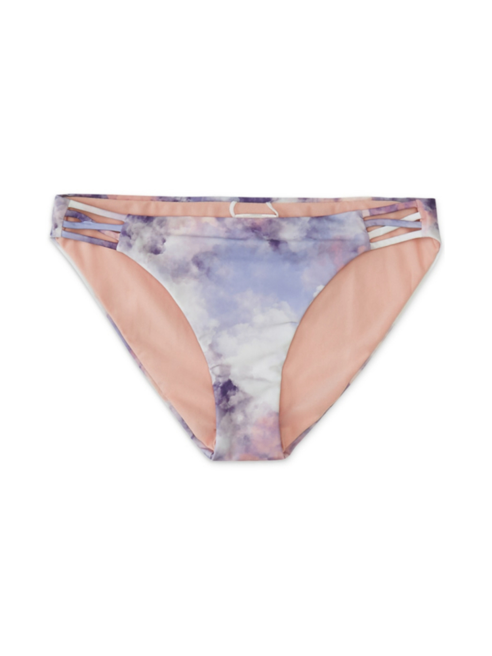 Roxy Size Small Could Tie-Dyed Pink & Purple Bikini Bottoms NWT
